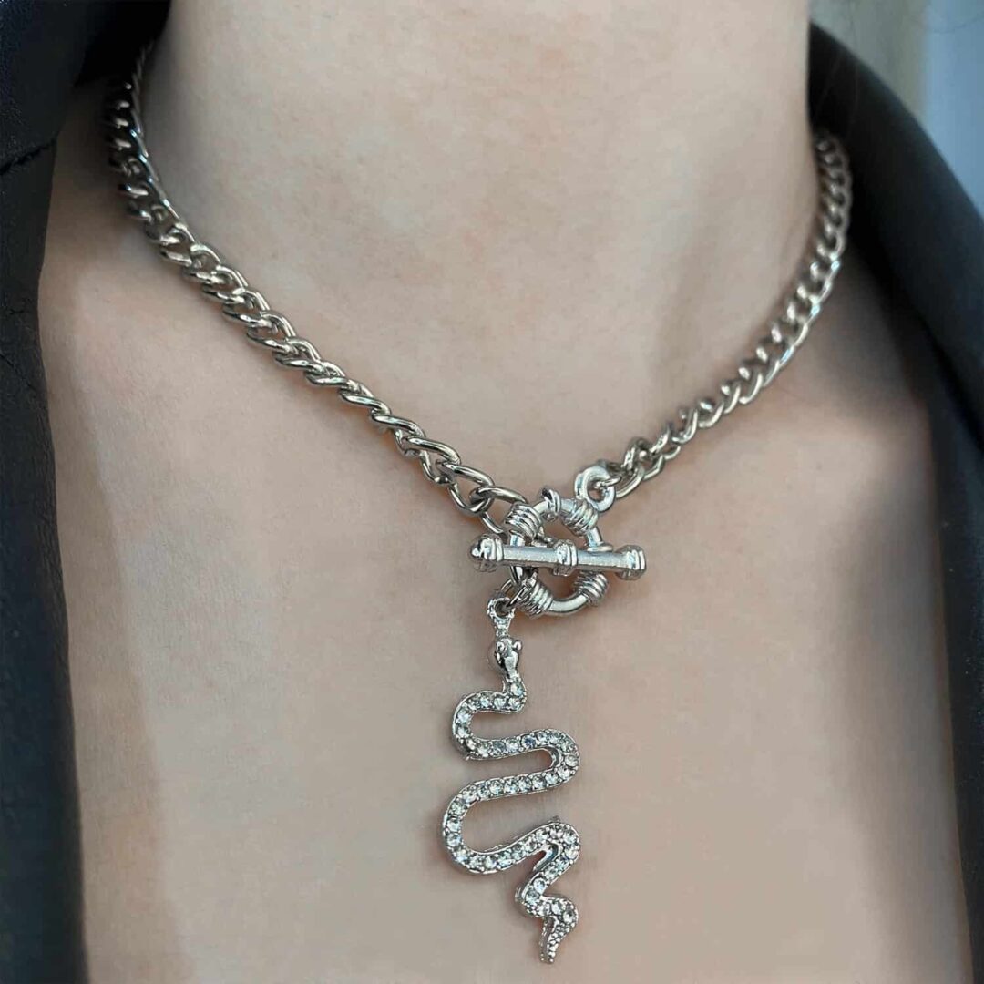 gemici kilit yilan kolye modeli gemici kilit yilan kolye modeli