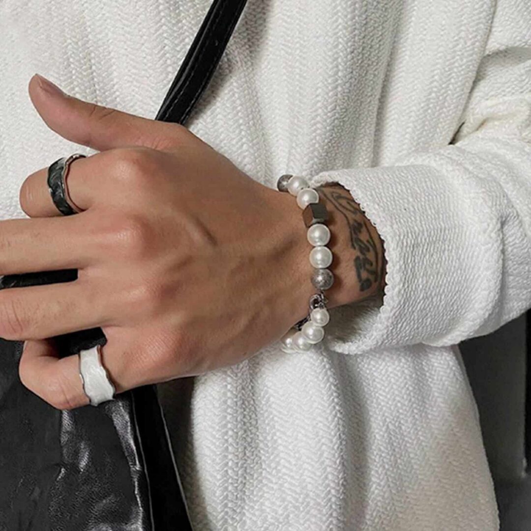 hematit inci bileklik erkek hematit inci bileklik erkek