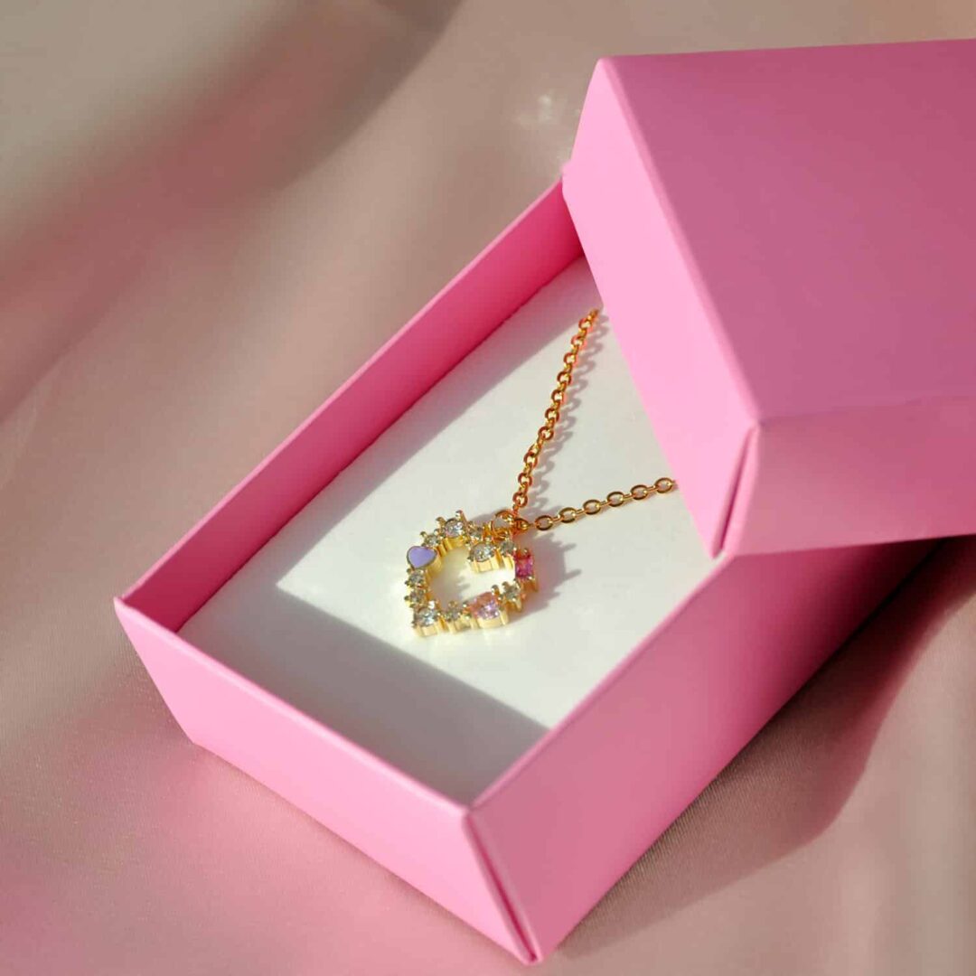 prenses model pirlanta kalpli kolye 2 prenses model pirlanta kalpli kolye 2